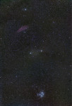 NGC 1499 ja M45